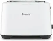 Breville the Lift & Look Plus 2-Slice Toaster (White), BTA360WHT