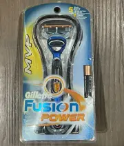 Gillette MVP Fusion 5 Blade Power Razor & Trimmer Vintage Sealed New Bad Battery