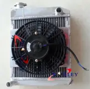 Alloy Radiator + Shroud + Fan for Austin Rover Mini 1275 GT 1959-1997 4Row
