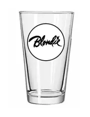 Blondie - Rock and Roll - 16oz Pint Beer Glass Pub Barware Seltzer Tea