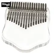 Stagg 17 Keys Crystal Kalimba with Carrying Case KALI-PRO17-CRY