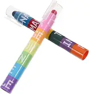 HAPINARY 2 Sets Pastel Highlighter Pens Colored Markers for Students Comfortable Grip Lightweight for Doodling Note Taking Creative Marking Stationery present