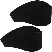OSOLADY Swim Headband Cover 2 Pack Waterproof Ear Protection for Women Men Boys and Girls Hair Guard for Swimming Yoga Diving