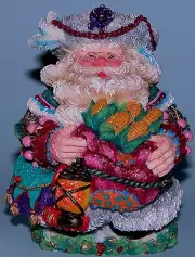 Possible Dreams Crinkle Clause "Slavic Crinkle" 659133 Santa 1997 Christmas