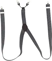 [COLLBATH] Elegant Men's Pant Suspender Heavy Duty for Suit Elastic Strap and Comfort