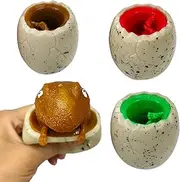 Squeeze Toys 3 Pcs Fidget Dinosaur Eggs Squeeze Dinosaur Toys Sensory Squishy Toys for Boys Girls Funny Party Favors Stress Relief Home and Office Use Ball for Adult Autism ADHD