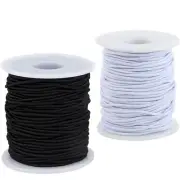 Stretchy String for Bracelets, 2 Rolls 0.8mm,1 mm,1.2mm,1.5mm,330 Feet Sturdy...