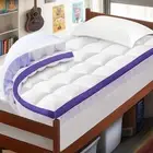 Dual Layer Memory Foam Twin XL Mattress Topper - 2 Inch Gel Egg Crate Foam an...