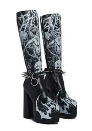 [Widow] Cursed Elegy Platform Boots
