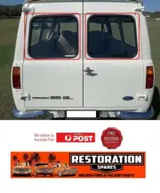 FORD ESCORT MK1 MK2 PANEL VAN BARN DOOR GLASS WINDOW SEALS (for: Ford)