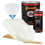 HOT ROD FLATZ Grand Prix White Gallon Kit URETHANE Flat Auto Car Paint Kit