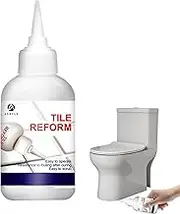 Tile Grout Paint, Bathroom Tile Filler, Ceramic Tile Repair Filler Floor Tile Grout Tile Reform for Tile Grout Repairs Renew, Replace Grout Pen Borato