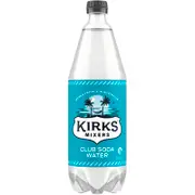 Kirks Drink Soda Water Bottle 1.125Lt