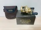 Baitcast Reel 21 CALCUTTA CONQUEST 201HG Left 6.5:1 Fishing Reel IN BOX