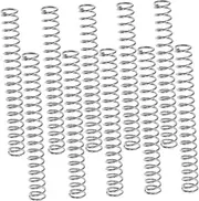 GANAZONO 10pcs Stainless Steel Spring Compression Spring Mechanical Spring Heavy Duty Coil Springs Extension Springs Silver