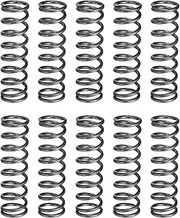 uxcell 20Pcs Compression Spring, 13mm OD, 1.6mm Wire Size, 45mm Free Length, Spring Steel Construction Extended Mechanical Compression Springs for Shop and Home Repairs, Silver Tone