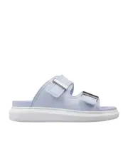 Alexander McQueen Double Strap Slip-On Sandals 35,36,38.5,37,38,39.5,39,40.5,40,36.5,41,35.5 White