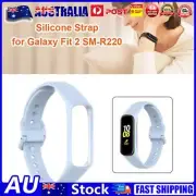 Silicone Replacement Wrist Strap for Galaxy Fit 2 SM-R220 (Blue) AU