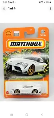 Matchbox 2023 Toyota GR Supra White Toy Sports Car Mattel New