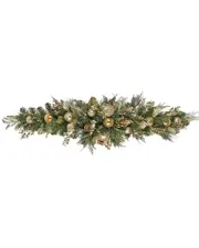 HGTV 60in Champagne Wishes Mantel Swag