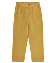 [Caramel] Caramel Erodium linen-blend pants Y 8 yellow