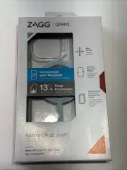 ZAGG Gear4 Santa Cruz Snap MagSafe Case for Apple iPhone 13 Pro - Clear/Blue
