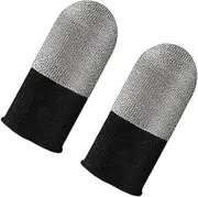Finger Game Sleeves - Anti-Slip Silver Fiber Cots Protector Fingertips Finger Sleeve - Breathable Touchscreen Covers, Thumb Protectors for Women, Men