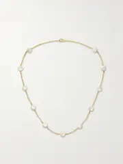 [Mikimoto] Mikimoto - 18-karat Gold Pearl Necklace - White - One size One size White