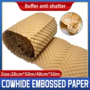Cowhide Biodegradable Bubble Wrap Cushioning Roll Shock Absorbing Packing Paper