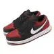 Nike 休閒鞋 Air Jordan 1 Low 男鞋 皮革 AJ1 黑紅頭 Bred Toe 553558-066