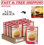 (Pack of 9) Betty Crocker Cornbread and Muffin Baking Mix, (6.5 oz.)Great Price