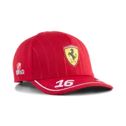 Scuderia Ferrari 2025 Team Charles Leclerc Cap - Red