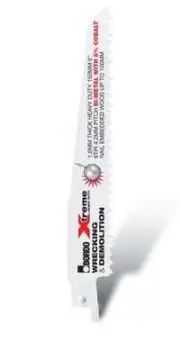 Bordo Xtreme Reciprocating Saw Blade 6 TPI - Clam Shell