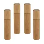 4 lot Essential Oil Perfume Liquid Roller Roll On Bottles 10ml