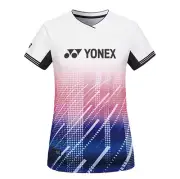 YONEX 24S/S Women's Badminton T-Shirts Sportswear Top Tee Neon Pink 241TS016F