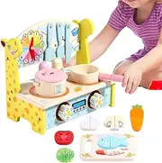 Kids Kitchen Playset | Toddler Playset Funny Kitchen Games - Versatile Kids Cooking Set Chef Pretend Play Set for Children Boys Girls