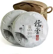 Puerh Tea Cake - 5Pcs 100g / 17.6oz 2016 Year Supreme Sticky Glutinous Rice Flavor - Yunnan Chinese Pu-erh