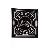 Penrith Panthers NRL Square Game Day Flag * On a pole