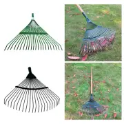 Garden Rake Head 22 Tine Replacement Parts Leaf Rake Head for Plants Lawns