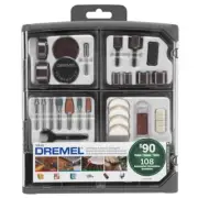 Dremel Rotary Tool Accessory Kit Cutting Drilling Driving Grinding (108-Piece)