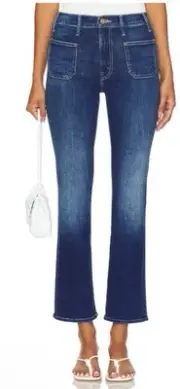 MOTHER The Patch Pocket Insider Flood Jeans On Your Left Size 31 NWT