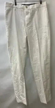 Dockers Men's Classic Fit Signature Khaki Lux Cotton Stretch Pants 34x36. White
