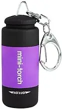 1pc Mini Keychain Pocket Torch USB Rechargeable Led Light Light Torch Waterproof Keychain Keyring Torch Pocket L Flashlight H9m9