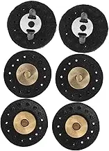 Sewroro 3pcs Leather Magnetic Snap Buttons Purse Clasps for DIY Bag Making Sturdy Fasteners for Handbags Elegant Accessories for Sewing Projects and Crafts