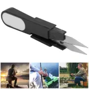 (Black)Safety Trimmer Crossstitch Clipper Snip Thread Cutter U Shape Sewing WT