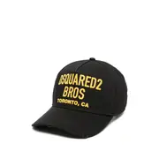 [Dsquared2] Dsquared2 Structured Cap Hat ONE SIZE BLACK