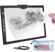 A4/A3 Dimmable LED Artcraft Light Box Tracer Portable Light Tablet X-ray Viewing