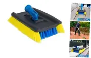 Professional Lock-On Wood & Composite Deck Brush – Scrub Brush for Outdoor