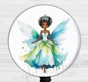 Nurse Badge Holder, Beautiful Fairy Badge Reel, Queen Nurse Retractable GG6504