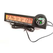 1 Pc Black Combo Digital Clock Compass &Thermometer For Dash Mount Car/Truck (for: Subaru)